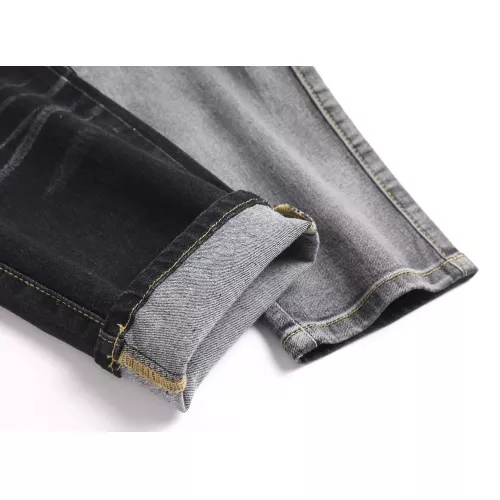 Replica Balmain Jeans For Men #1346766 $48.00 USD for Wholesale