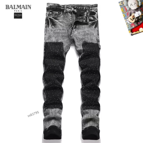 Replica Balmain Jeans For Men #1346777, $48.00 USD, [ITEM#1346777], Replica Balmain Jeans outlet from China