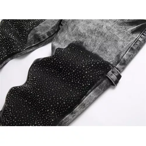 Replica Balmain Jeans For Men #1346777 $48.00 USD for Wholesale