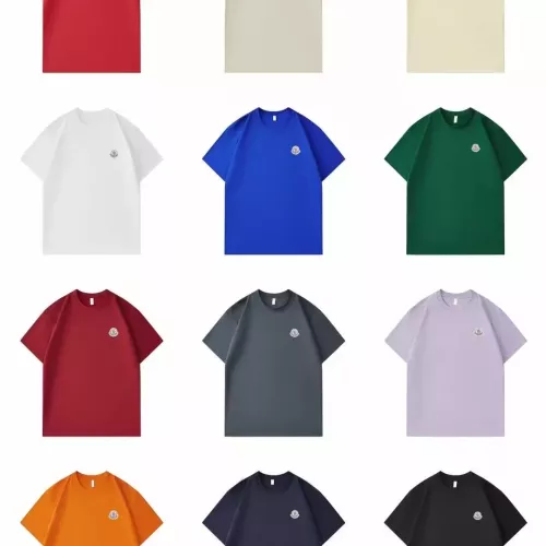 Replica Moncler T-Shirts Short Sleeved For Unisex #1346873 $32.00 USD for Wholesale