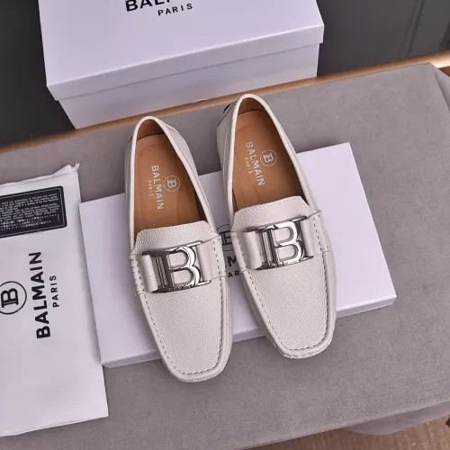 Replica Balmain Leather Shoes For Men #1347514, $80.00 USD, [ITEM#1347514], Replica Balmain Leather Shoes outlet from China