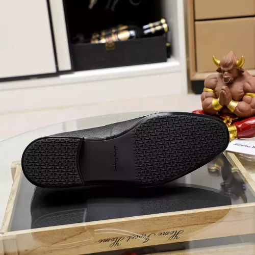 Replica Salvatore Ferragamo Leather Shoes For Men #1347524 $108.00 USD for Wholesale