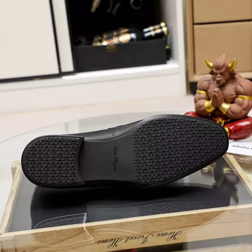 Replica Salvatore Ferragamo Leather Shoes For Men #1347525 $108.00 USD for Wholesale