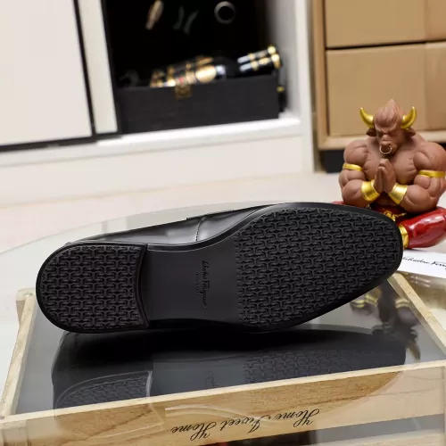 Replica Salvatore Ferragamo Leather Shoes For Men #1347526 $108.00 USD for Wholesale