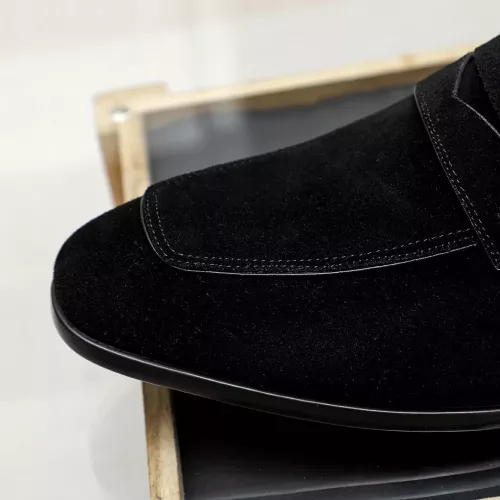 Replica Salvatore Ferragamo Leather Shoes For Men #1347527 $108.00 USD for Wholesale