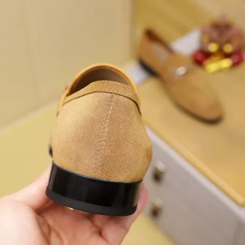 Replica Salvatore Ferragamo Leather Shoes For Men #1347529 $108.00 USD for Wholesale