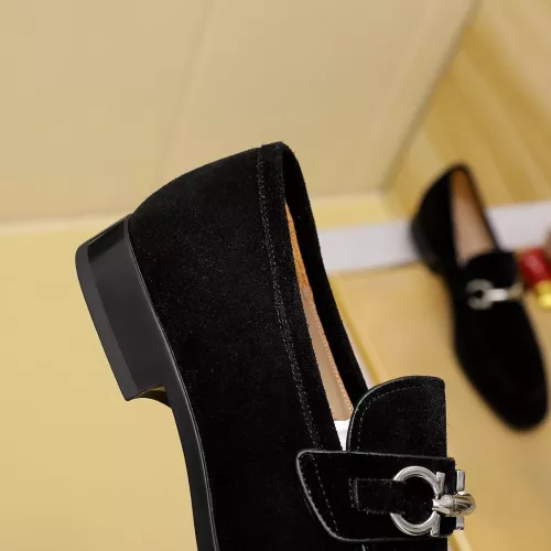Replica Salvatore Ferragamo Leather Shoes For Men #1347530 $108.00 USD for Wholesale