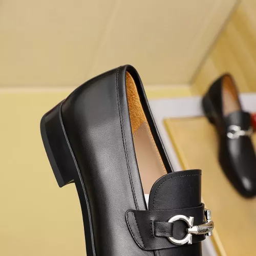Replica Salvatore Ferragamo Leather Shoes For Men #1347533 $108.00 USD for Wholesale