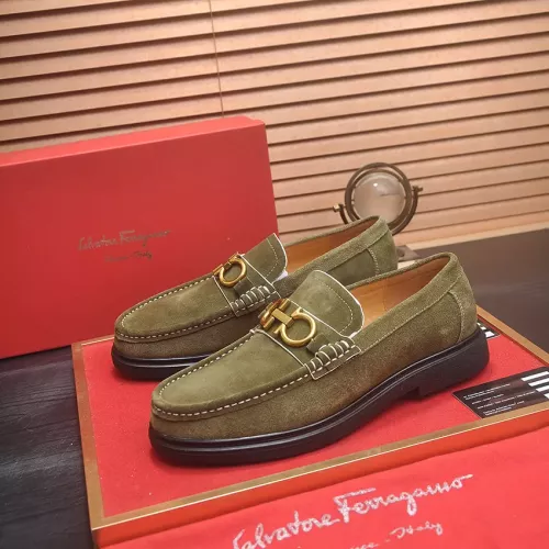 Salvatore Ferragamo Leather Shoes For Men #1347967