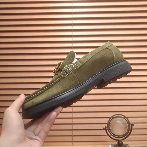 Replica Salvatore Ferragamo Leather Shoes For Men #1347967 $85.00 USD for Wholesale