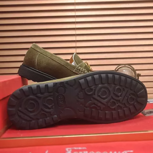 Replica Salvatore Ferragamo Leather Shoes For Men #1347967 $85.00 USD for Wholesale