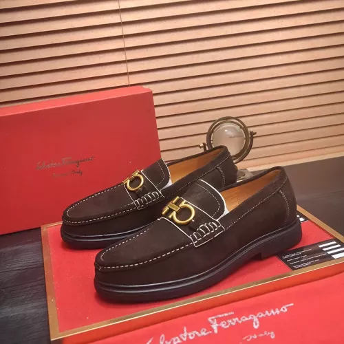 Salvatore Ferragamo Leather Shoes For Men #1347968