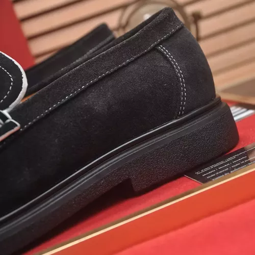 Replica Salvatore Ferragamo Leather Shoes For Men #1347969 $85.00 USD for Wholesale