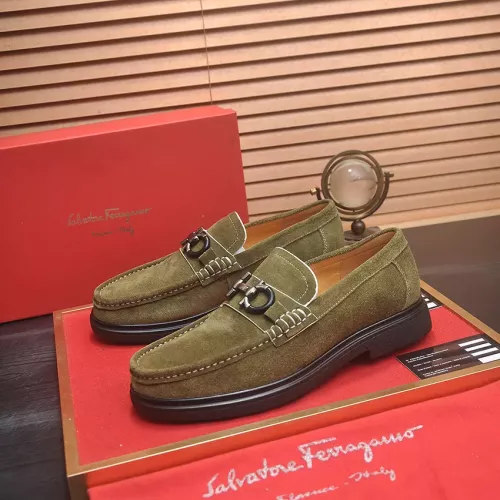Salvatore Ferragamo Leather Shoes For Men #1347970