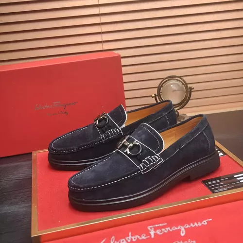 Salvatore Ferragamo Leather Shoes For Men #1347973