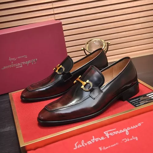Salvatore Ferragamo Leather Shoes For Men #1347978