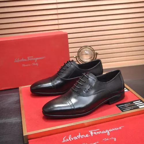 Salvatore Ferragamo Leather Shoes For Men #1347982