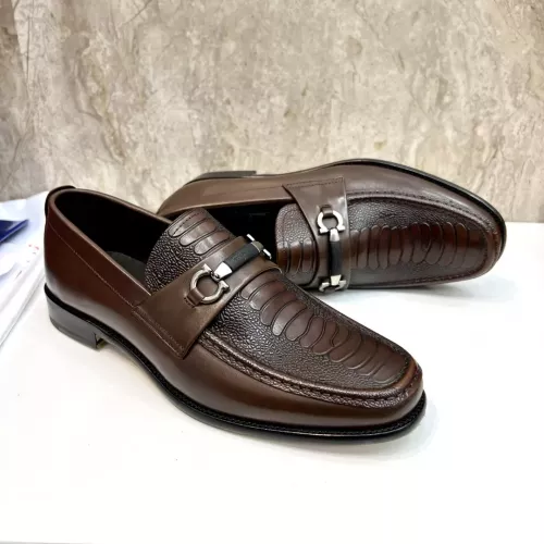 Salvatore Ferragamo Leather Shoes For Men #1347985