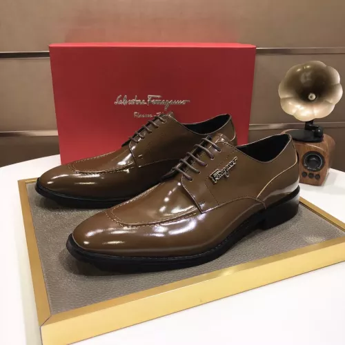 Replica Salvatore Ferragamo Leather Shoes For Men #1348006, $92.00 USD, [ITEM#1348006], Replica Salvatore Ferragamo Leather Shoes outlet from China
