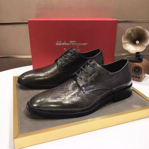 Salvatore Ferragamo Leather Shoes For Men #1348008