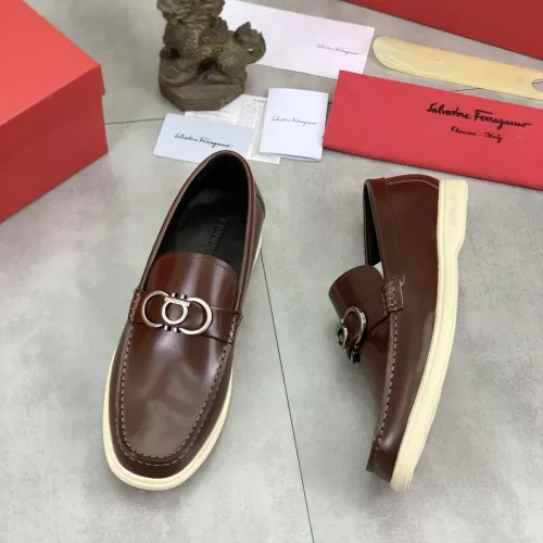 Salvatore Ferragamo Leather Shoes For Men #1348367