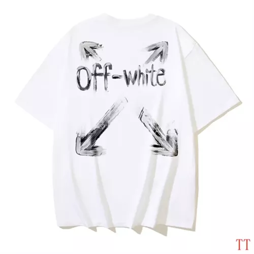 Off-White T-Shirts Short Sleeved For Unisex #1350344