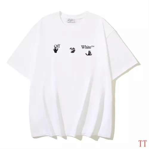 Replica Off-White T-Shirts Short Sleeved For Unisex #1350346 $29.00 USD for Wholesale