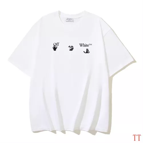 Replica Off-White T-Shirts Short Sleeved For Unisex #1350347 $29.00 USD for Wholesale