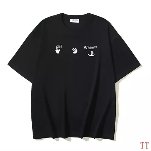 Replica Off-White T-Shirts Short Sleeved For Unisex #1350349 $29.00 USD for Wholesale