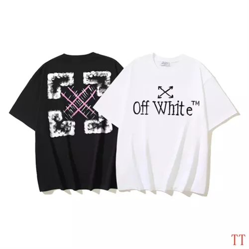 Replica Off-White T-Shirts Short Sleeved For Unisex #1350351 $32.00 USD for Wholesale