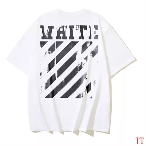 Replica Off-White T-Shirts Short Sleeved For Unisex #1350360 $29.00 USD for Wholesale
