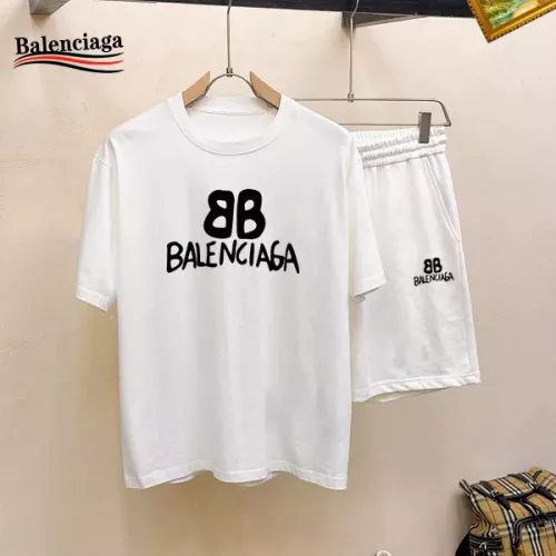Balenciaga Fashion Tracksuits Short Sleeved For Men #1350511