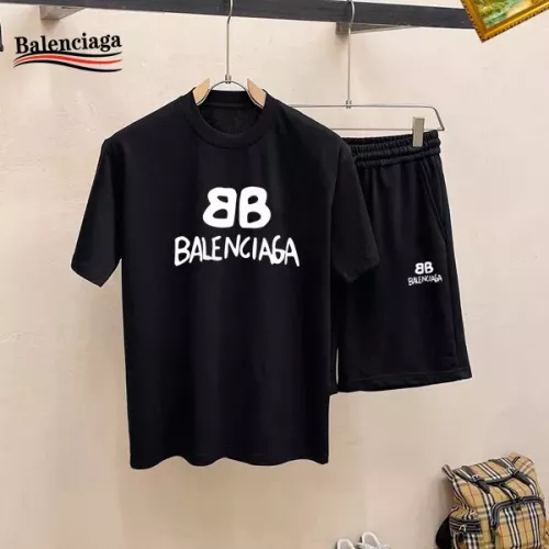 Balenciaga Fashion Tracksuits Short Sleeved For Men #1350512