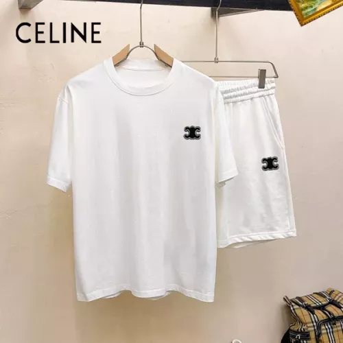 Celine Tracksuits Short Sleeved For Men #1350543