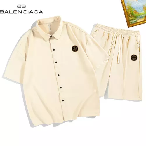 Balenciaga Fashion Tracksuits Short Sleeved For Men #1350548