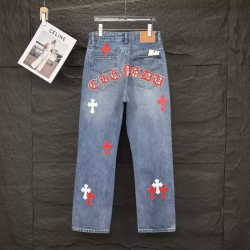 Replica Chrome Hearts Jeans For Unisex #1350691 $56.00 USD for Wholesale