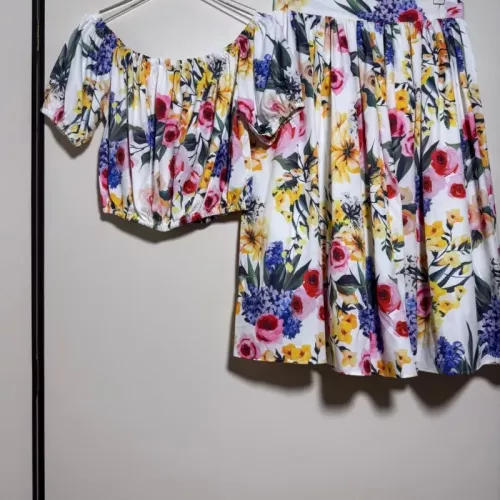 Replica Dolce &amp; Gabbana D&amp;G Tracksuits Short Sleeved For Women #1350895, $102.00 USD, [ITEM#1350895], Replica Dolce &amp; Gabbana D&amp;G Tracksuits outlet from China