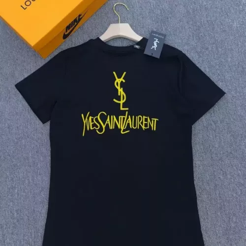 Replica Yves Saint Laurent YSL T-shirts Short Sleeved For Women #1351050 $48.00 USD for Wholesale