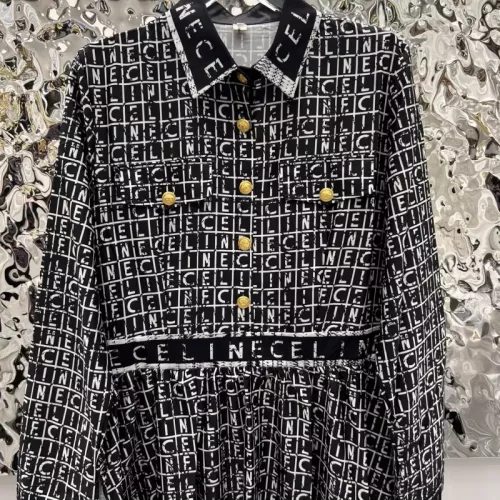 Replica Celine Dresses Long Sleeved For Women #1351069 $82.00 USD for Wholesale