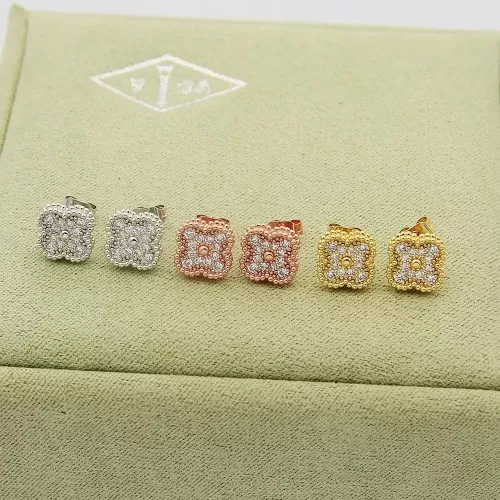 Replica Van Cleef & Arpels Earrings For Women #1351209 $25.00 USD for Wholesale