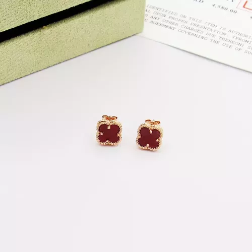 Replica Van Cleef &amp; Arpels Earrings For Women #1351514, $25.00 USD, [ITEM#1351514], Replica Van Cleef &amp; Arpels Earrings outlet from China