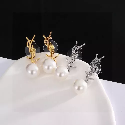Replica Yves Saint Laurent YSL Earrings For Women #1351538 $25.00 USD for Wholesale