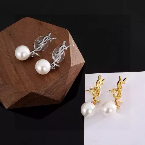 Replica Yves Saint Laurent YSL Earrings For Women #1351538 $25.00 USD for Wholesale