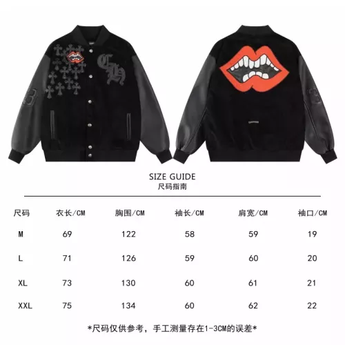 Replica Chrome Hearts Jackets Long Sleeved For Unisex #1351577 $82.00 USD for Wholesale