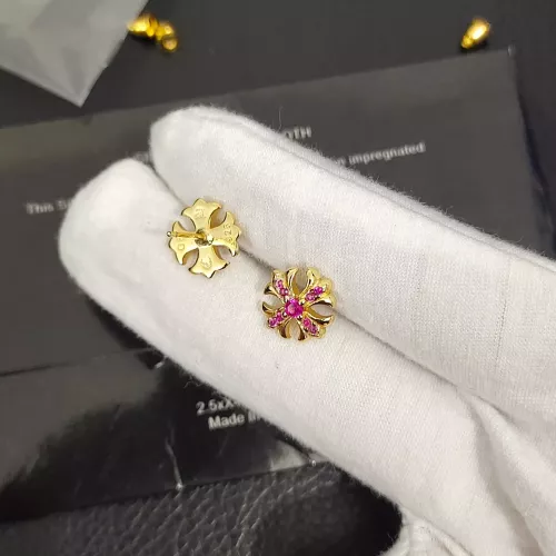 Replica Chrome Hearts Earrings #1351706 $29.00 USD for Wholesale