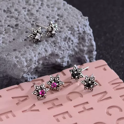 Replica Chrome Hearts Earrings #1351710 $29.00 USD for Wholesale