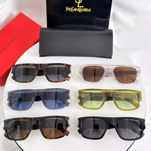 Replica Yves Saint Laurent YSL AAA Quality Sunglasses #1352805 $60.00 USD for Wholesale