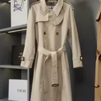 $210.00 USD Burberry Trench Coat Long Sleeved For Women #1342307