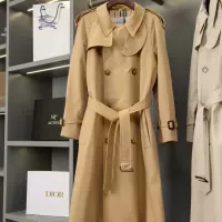 $210.00 USD Burberry Trench Coat Long Sleeved For Women #1342308