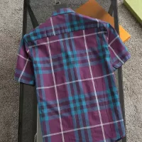 $38.00 USD Burberry Shirts Short Sleeved For Men #1346601